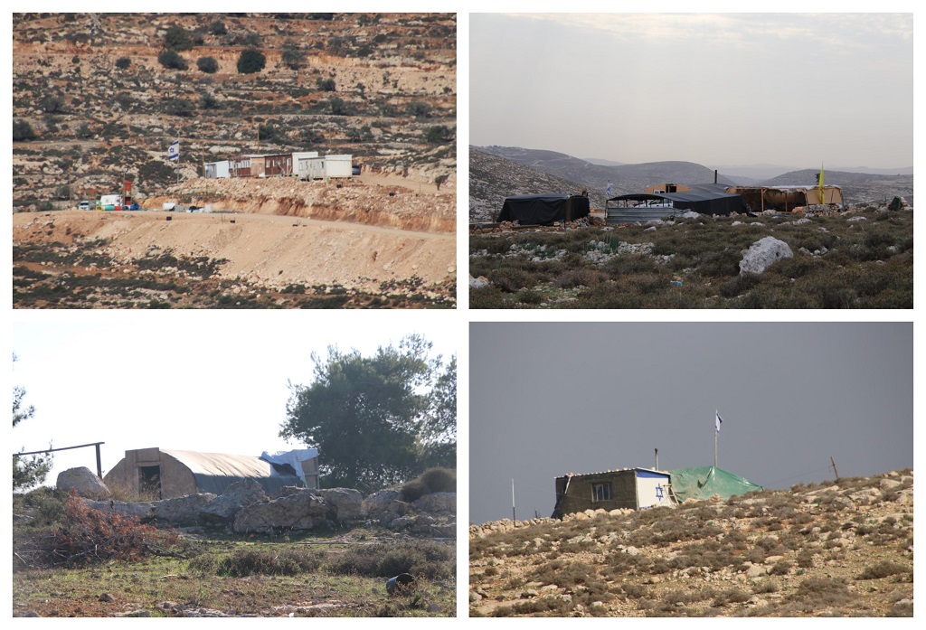 صور لبؤر استعمارية نشرتها حركة "السلام الآن"